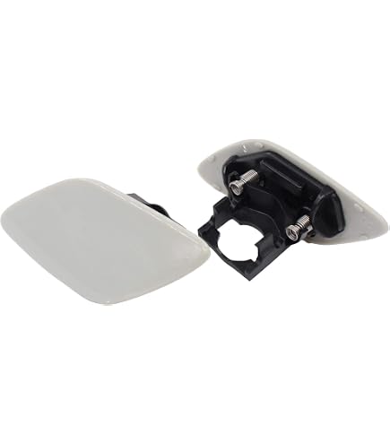 2PC Primed Headlight Washer Nozzle Cover Cap For BMW 3 Series E92 E93 2006-2009 – Front Left/Right