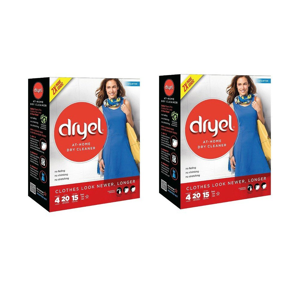 Dryel Athome Dry Cleaner Starter Kit 4 Loads