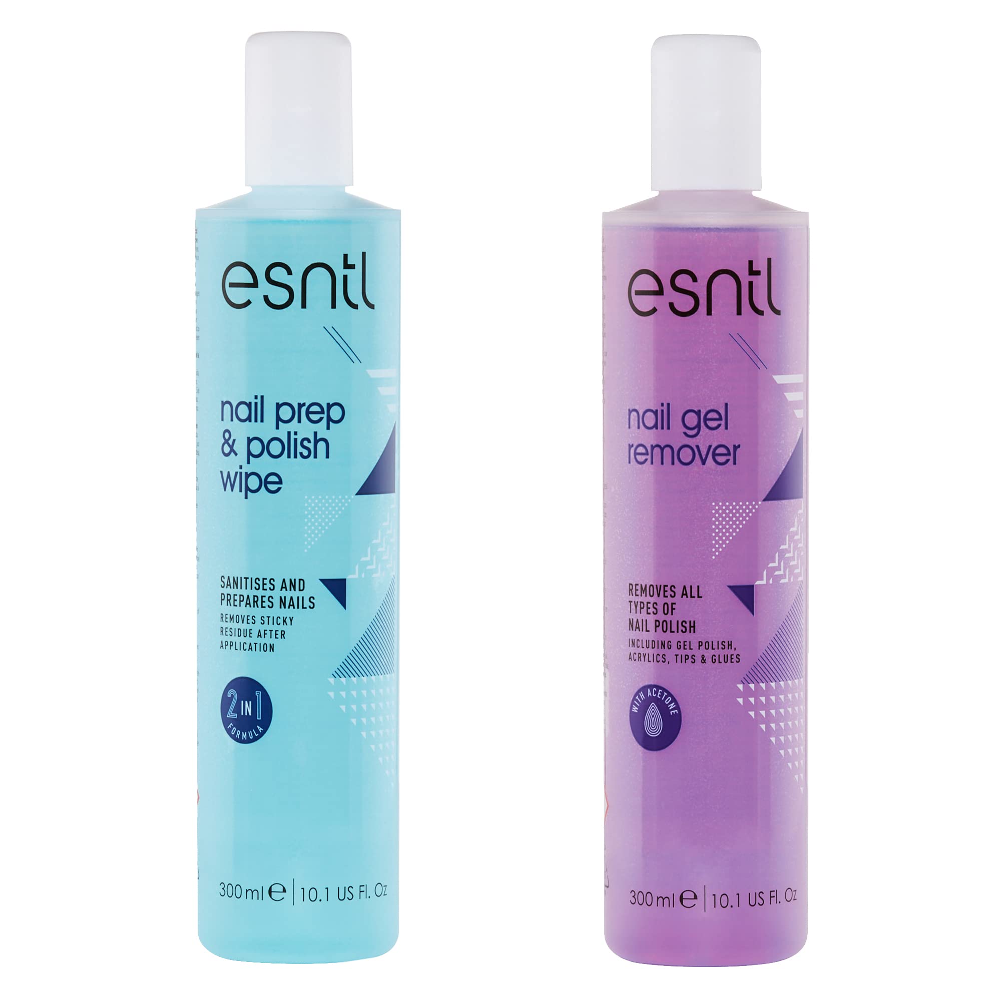 Nail Prep/Polish Wipe + Gel Nail Polish Remover Duo Kit (300ml)