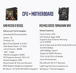 Micro Center AMD Ryzen 9 9950X CPU Processor with