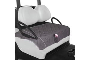 CEMGYIUK Golf Cart Seat Covers,EZGO Seat Cover,Heavy Duty Golf Cart Seat Blanket,Waterproof Travel Sports Cart Seat Cushion Covers for 2 Person Seats Club Car,Winter Golf Cart Accessories,Golf Cart Seat Cover