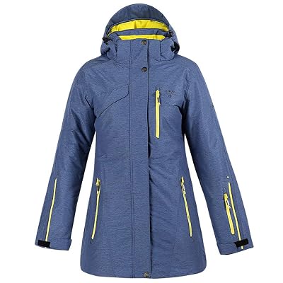 Winter Womens ski wear Female Models Mountaineering ski Snowboard Coat Waterproof Windproof Warm Jacket