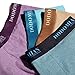 DO DO MIAN Mens Underwear Comfort Cotton Boxer Briefs (Pack of 4)