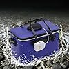 BOSSXIN-EVA-Waterproof-Fishing-Water-Bucket-Portable-and-Easy-Cleaning-Fishing-Bait-Storage-Box-with-Breathable-Mesh-Top-Pocket-Perfect-for-Fishing-Camping-HikingTraveling-Car-Washing