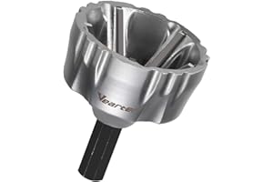 Vearter Deburring External Chamfer Tool for Metal, Countersink Chamfering Drill Bit with Carbide Blades, Bolt Thread Repair T