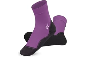 XUKER Water Socks Quick Dry Swim Dive Sand Proof Socks for Beach Volleyball Sand Soccer