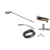 Sievert Industries CRK-25 Torch Kit | Includes Piezo Ignition Handle, Adjustable 1560 PSI Regulator for 20 lb or Larger Propane Tanks, 30 ft Hose, CRK-25