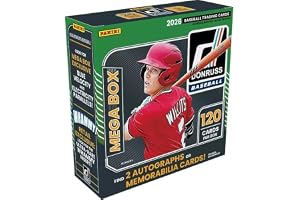 2026 Panini Donruss Baseball Retail Mega Box | Factory Sealed MLB Trading Cards | Exclusive Mega Box Parallels | Rated Prospe