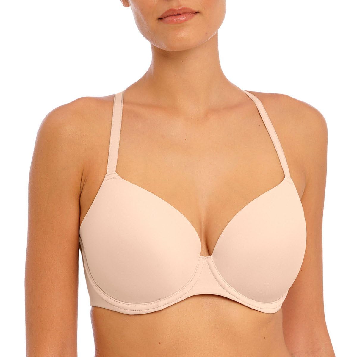 Freya Women’s Undetected Underwire Demi T-Shirt Bra Natural Beige