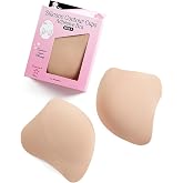 Hollywood Fashion Secrets Silicone Contour Cups, Sticky Push Bra, A Cup | Reusable Bikini Sticky Bra,Contour your Cleavage, Sticky Bra for Swimsuits, Sticky Nipple Covers, Reuse Up to 25 Wears