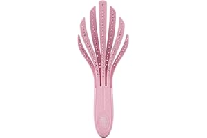 Wet Brush Go Green Curl Detangler Hair Brush, Pale Pink, Ultra-Soft IntelliFlex Detangling Bristles Glide Through Tangles with Ease, Great For Curls, No Split Ends & Pain-Free for Wet or Dry Hair