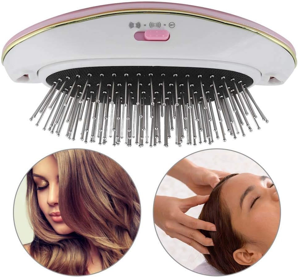 Electric Massage Combs,Negative Ion Function Anti-static Massage Comb Provide Vibrate Massage For Head, Help Relieve Fatigue And Make Hair Smooth(#1)