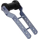 4" 5" Adjustable Keel Roller Bracket Assembly For 2" 3" Tongue Frame | 4 Inch 5 Inch W Tongue Mount Roller Bracket Assembly For 2 Inch 3 Inch Wide Trailer Tongue Frame Hot Dipped Galvanized Rubber