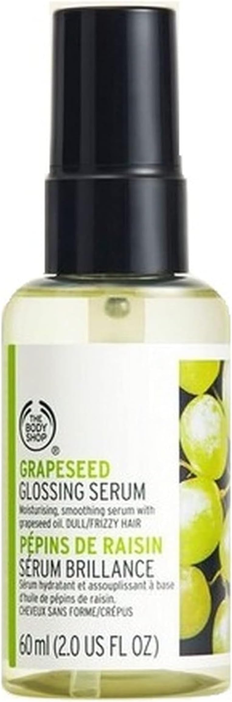 The Body Shop Grapeseed Hair Serum 60ml Shine Smooth Styling Formula