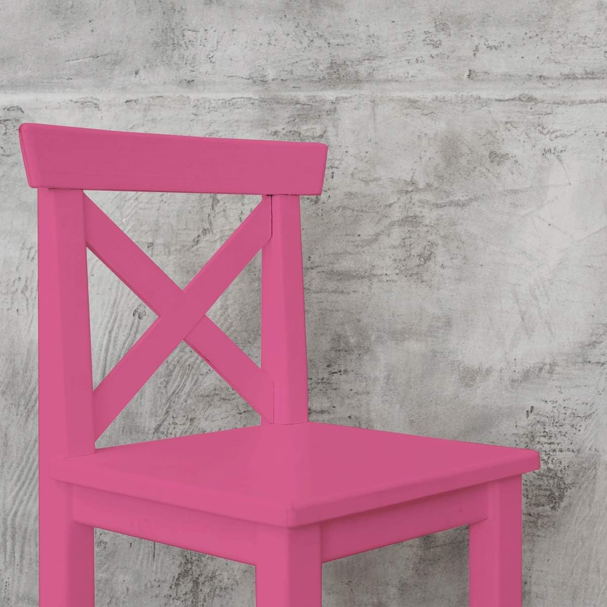 Hemway Chalk Paint Bubblegum Pink Furniture Paint 1L, Matt Finish Shabby Chic, Chalk Furniture & Walls, Quick Dry & 1 Coat - Image 4