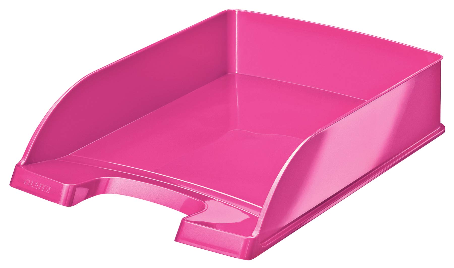 Leitz 52263023 A4 WOW Range Letter Tray - Metallic Pink — image 1