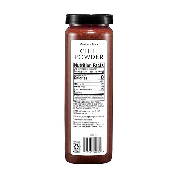 MEMBER’S MARK CHILI POWDER (20 OZ.)