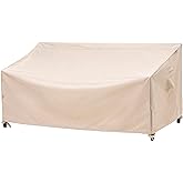 F&J Outdoors Waterproof Anti-UV Heavy Duty 3 Seater Cushion Couch Patio Sofa Cover, 87" W x 39" D x 36" H