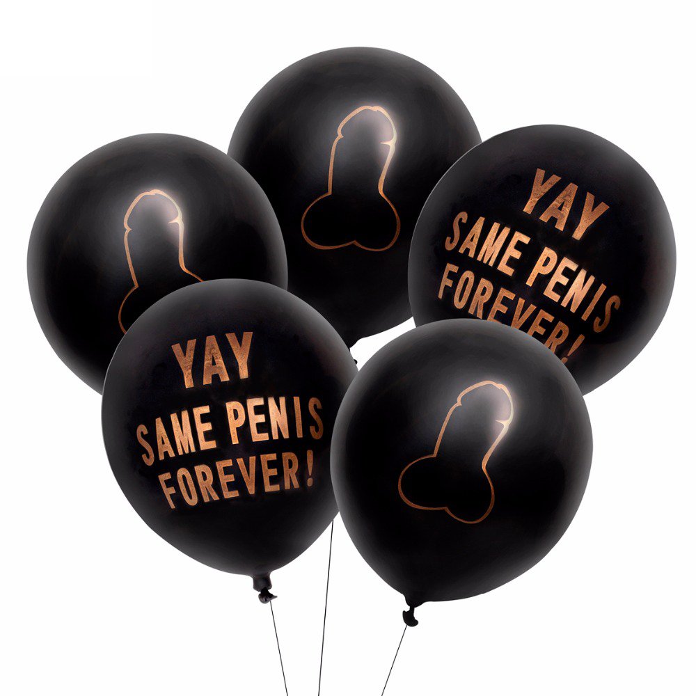 Hen Party Balloons Rude Funny Balloons Banner Gold Glitter Letters Bunting Garland Accessories Bachelorette Hen Night Party Decorations Supplies, 21 Pcs