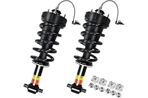 LUFT MEISTER 84176631 580-1108 2 PCS Front Struts Shock Absorber w/Magnetic Assy with spring for 2015-2022 Cadillac Escalade Tahoe Suburban Silverado GMC Sierra 1500 Yukon (XL)