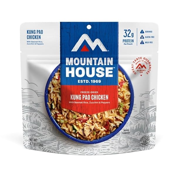 MOUNTAIN HOUSE KUNG PAO CHICKEN | FREEZE DRIED...