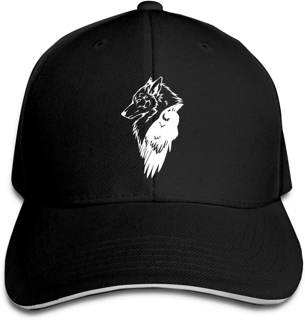 Viking Norse Wolf Raven Rune Protection Unisex Hats Trucker Hats Dad Baseball Hats Driver Cap