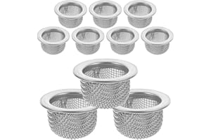 cogae 10Pcs Double Screen Filter Cocktail Smoker Screen Mini Mesh Bowl Screen Filter for Whiskey Smoker Easy to Use