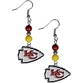 NFL Fan Bead Dangle Earrings