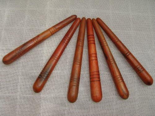 Reflex Thai Foot Massage Wooden Stick Tool Set of 6