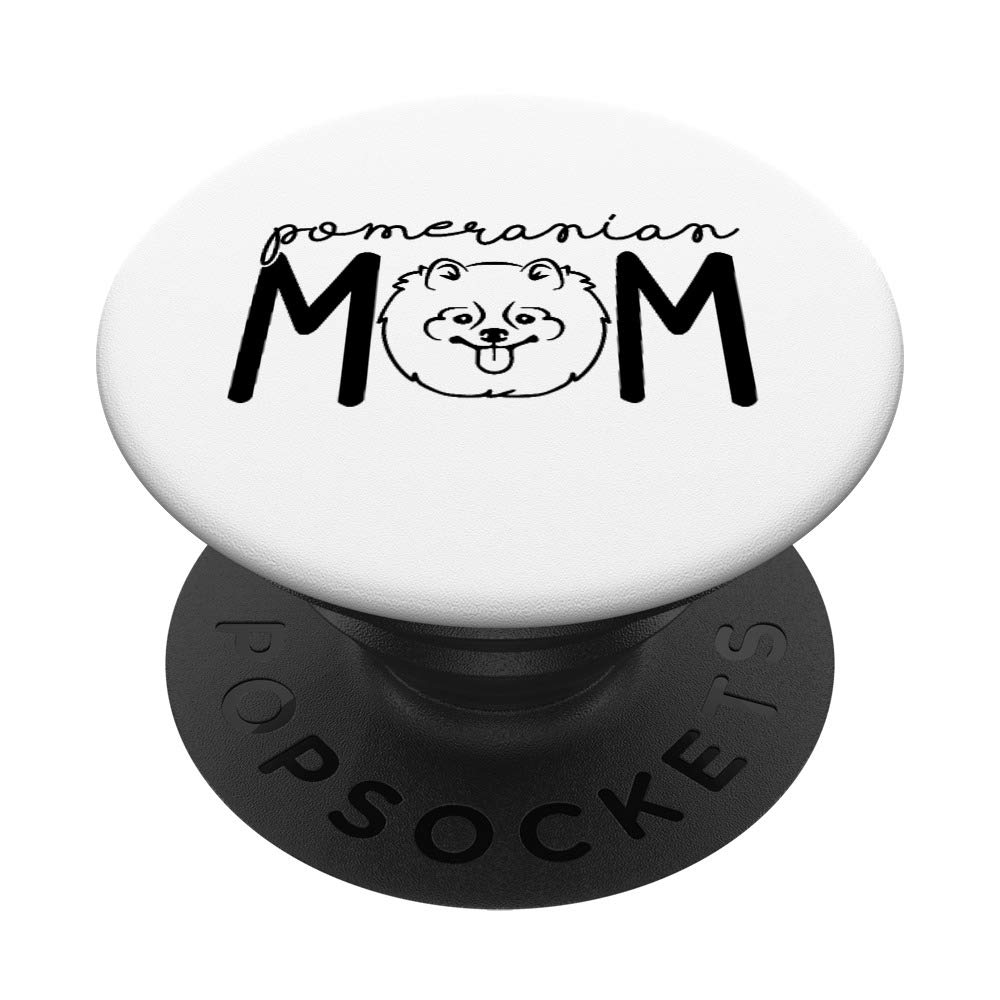 Pomeranian Mom Pom Pom Dog Gifts Women PopSockets Grip and Stand for Phones and Tablets