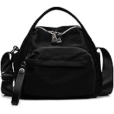 WEEKXING Crossbody Bag for Women Shoulder Handbags Top-Handle Lightweight Large Capacity Casual Nylon Purse Handbag