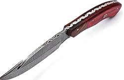 Gut Hook Knives Real Damascus Hunting Knifes