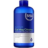 SISU Cal Mag Citrates Liquid with D3, Blueberry Parfait 450 mL (Pack of 1)
