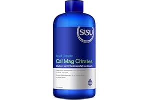 SISU Cal Mag Citrates Liquid with D3, Blueberry Parfait 450 mL (Pack of 1)