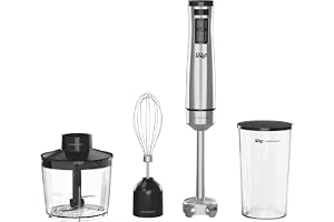 WAP Mixer Elétrico 3 em 1 com Processador, Miniprocessador e Batedor de Clara em Inox Prosdócimo WM1 1000W 220V
