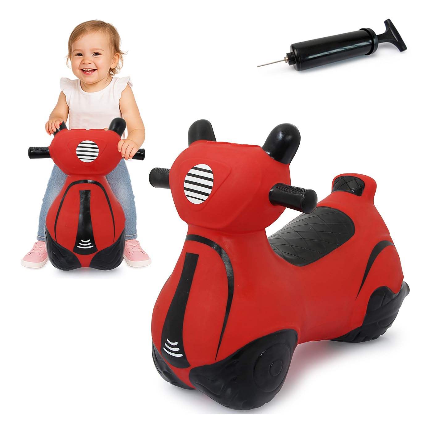 Bouncy roller, BPA-free, up to 50 kg, promotes balance and motor skills, robust and durable, easy to clean
