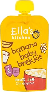 Ella's Kitchen Stage 1 Baby Brekkie Banana Pack 600g Pack of 6