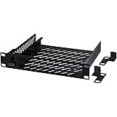 GeeekPi 10inch 1U Mini PC Rack Mount Shelf with RJ45 CAT6 Port & Mini HDMI Port for DeskPi RackMate T1/T0