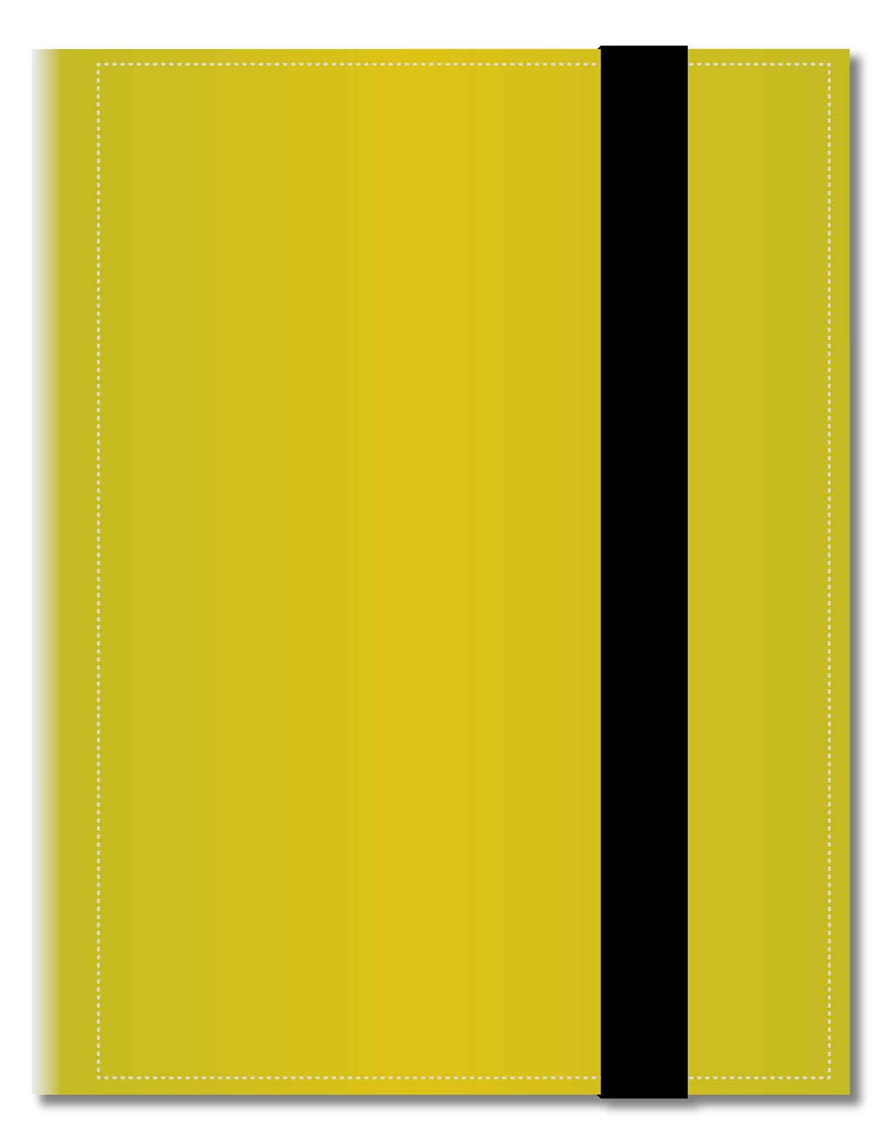 Arkero-G® 18-Pocket Pro Album – Yellow – 360 Card Binder – Scrapbook for MTG Magic, Pokemon, YuGiOh, Match Attax