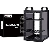 GeeekPi DeskPi RackMate TT Mini Server Cabinet for Mini PC, Network, Servers, Audio, and Video Equipment