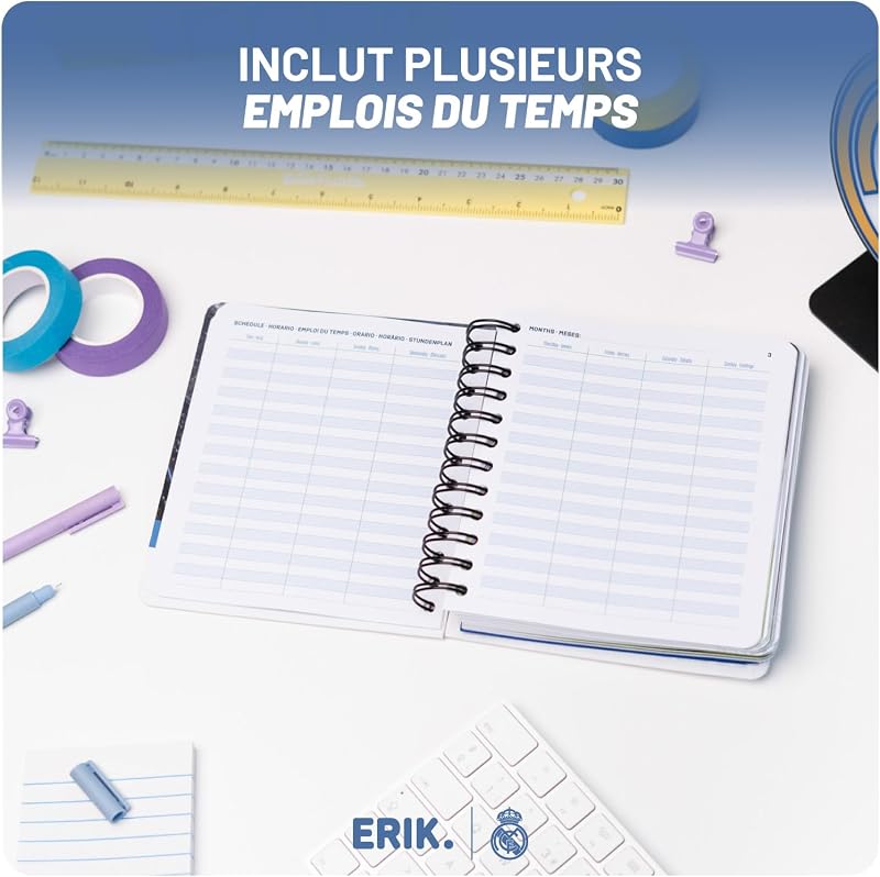 | Agenda Real Madrid 2026 2027, Journalier