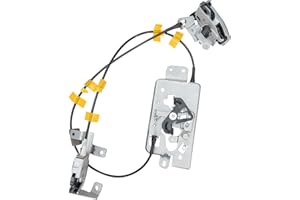 Qagea Rear Door Lock Latch & Cable - Left Driver Side - Replacement for 2004-2008 Ford F150 Extended Cab Pickup, Upper and Lower Locking Latches Assembly Replaces# 8L3Z-18264A01-B 6l3Z-18264A01-B…