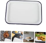 Milisten Enamel Baking Tray 34x44cm Non-Stick Roasting Pan Oven Dishwasher Safe view 3