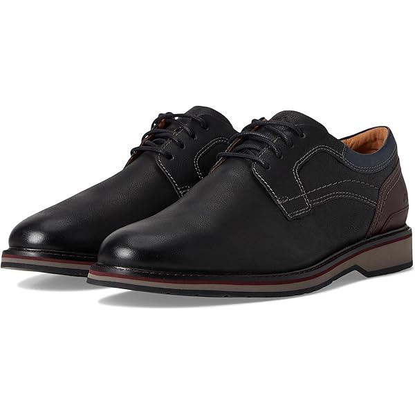 Amazon.com | Clarks Men's Lugger Oxford Boot, Black Waxy