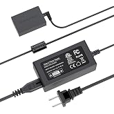 F1TP LP E17 Dummy Battery ACK-E17 Power Adapter Kit Replacement for LP-E17 Battery Compatible with Canon EOS M3 M5 M6 M6 Mark II Mirrorless Camera