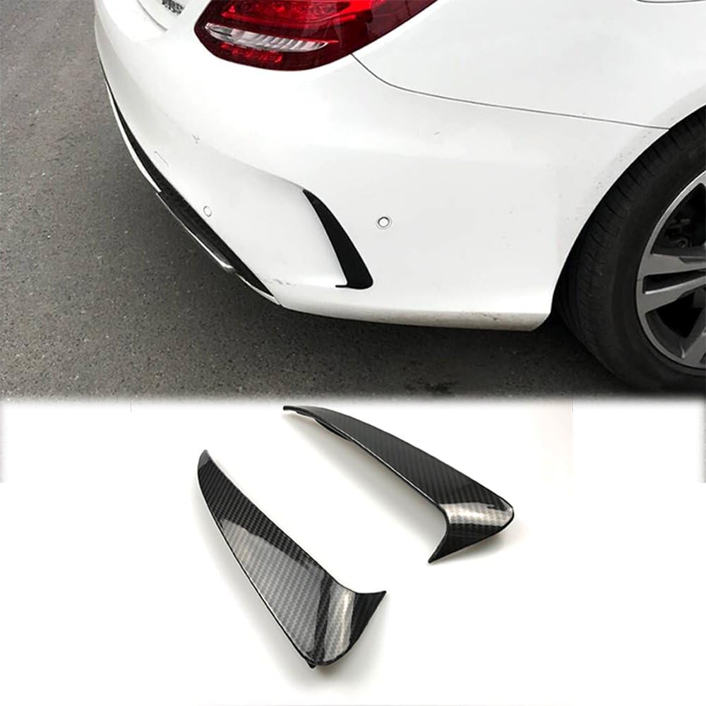 Carmonsons for Mercedes Benz C Class W205 Sedan Sport 4 Doors Rear Bumper Air Vent Cover Fender Stickers Accessories Car Styling