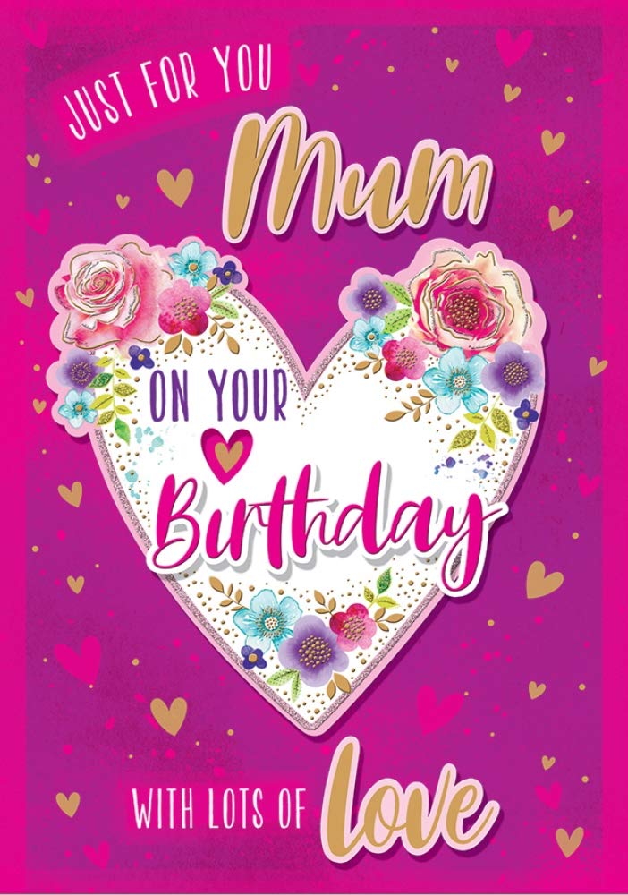 Birthday Single Boxed Card Mum - 10 x 7 inches - Regal Publishing