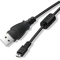 未使用MINI COOPER USB 2.0 Drive Black USB 2.0 A to 8-Pin Mini B Cable w/Ferrite - 1.5M / 59