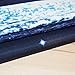 ACRAFT Wall Tapestry Moon Ocean Stars for Bedroom Wall Hanging Blue Queen Teal Turquoise Decor Ocean Sea Tapestries for Yoga Beach Picnic Blanket(Shining Clean)