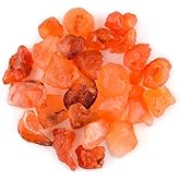 OdrillionGems Natural Raw Mexican Fire Opal Stone, Gemstones and Crystals, Rough Loose Supplies, DIY Handcrafted, Jewelry Making, Wire Wrapping, Wholesale, October Birthstone